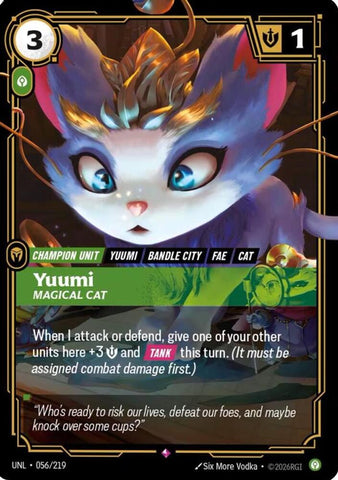 Yuumi - Magical Cat 056/219 (Unleashed)  - Foil