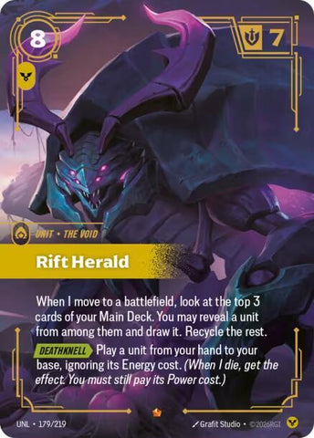 Rift Herald 179/219 (Unleashed)  - Foil