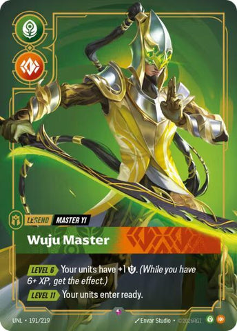 Master Yi - Wuju Master 191/219 (Unleashed)  - Foil
