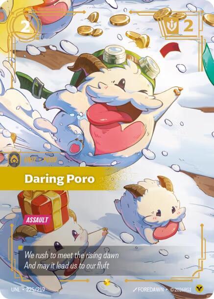 Daring Poro 225/219 (Unleashed)  - Foil
