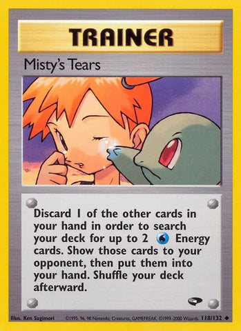 Misty's Tears 118/132 (Gym Challenge)  - Unlimited