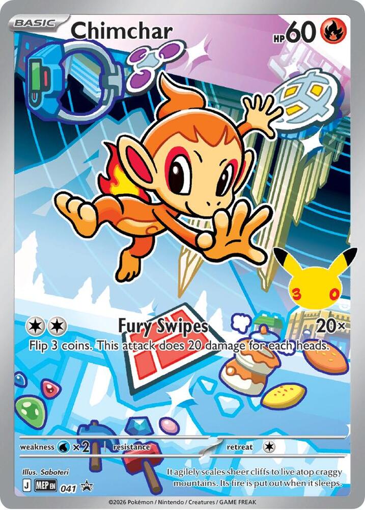 Chimchar 041 (First Partner Collection 2026)  - Holofoil