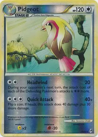 Pidgeot 30/95 (Call of Legends)  - Reverse Holofoil