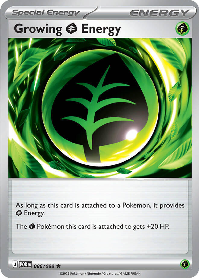 Growing Grass Energy 086/088 (ME03: Perfect Order)  - Holofoil