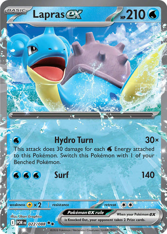 Lapras ex 022/088 (ME03: Perfect Order)  - Holofoil