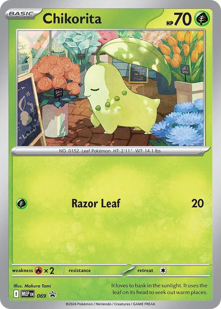 Chikorita 069 (ME: Mega Evolution Promo)  - Holofoil