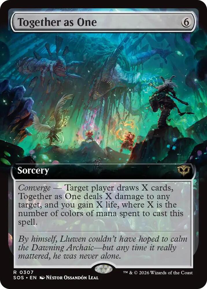 Together as One Extended Art 307 (Secrets of Strixhaven)  - Foil