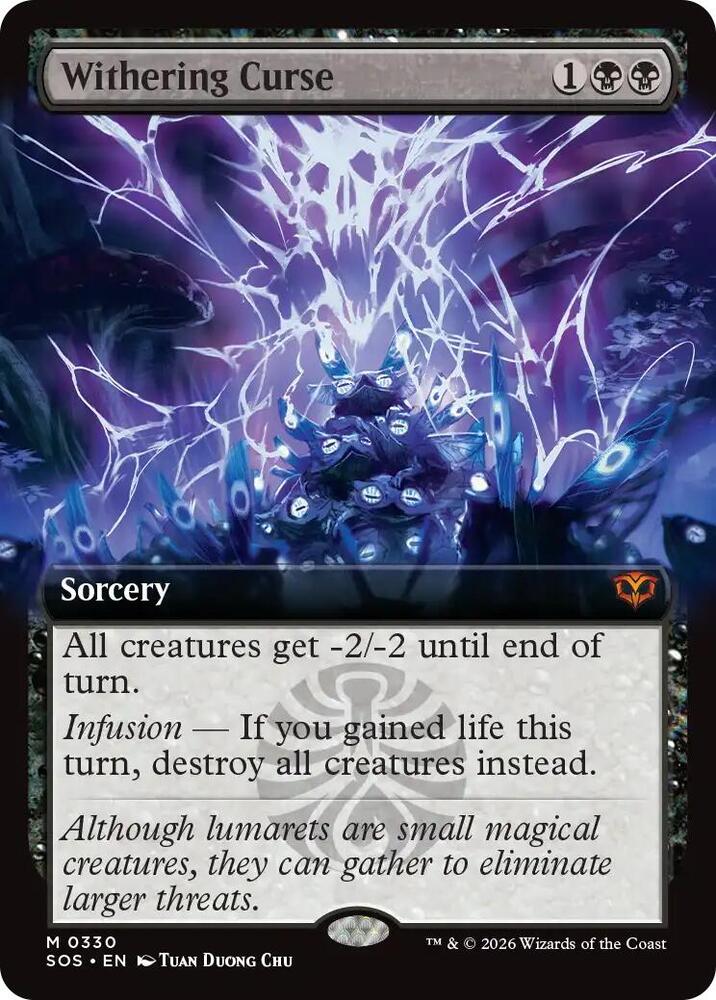 Withering Curse Extended Art 330 (Secrets of Strixhaven) 