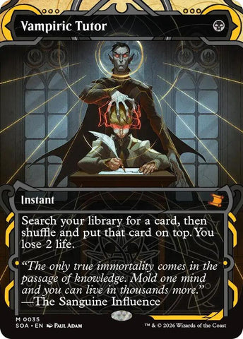 Vampiric Tutor 35 (Secrets of Strixhaven: Mystical Archive)  - Foil