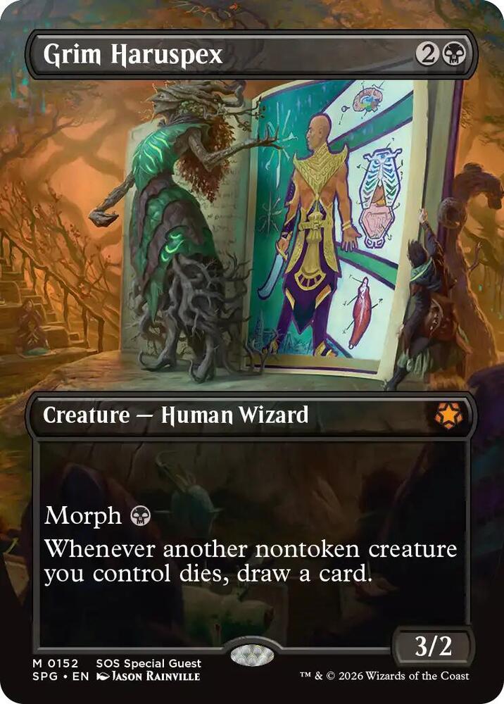 Grim Haruspex Borderless 152 (Special Guests)  - Foil
