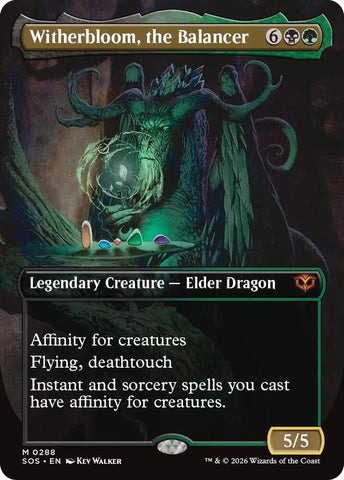 Witherbloom the Balancer Borderless 288 (Secrets of Strixhaven)  - Foil