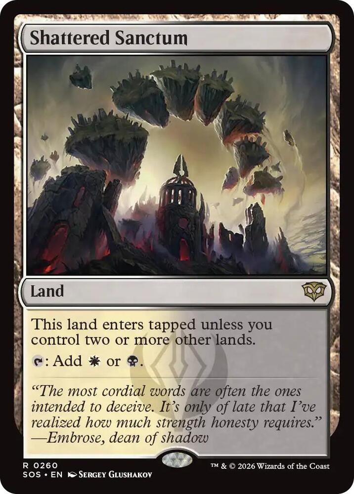 Shattered Sanctum 260 (Secrets of Strixhaven) 