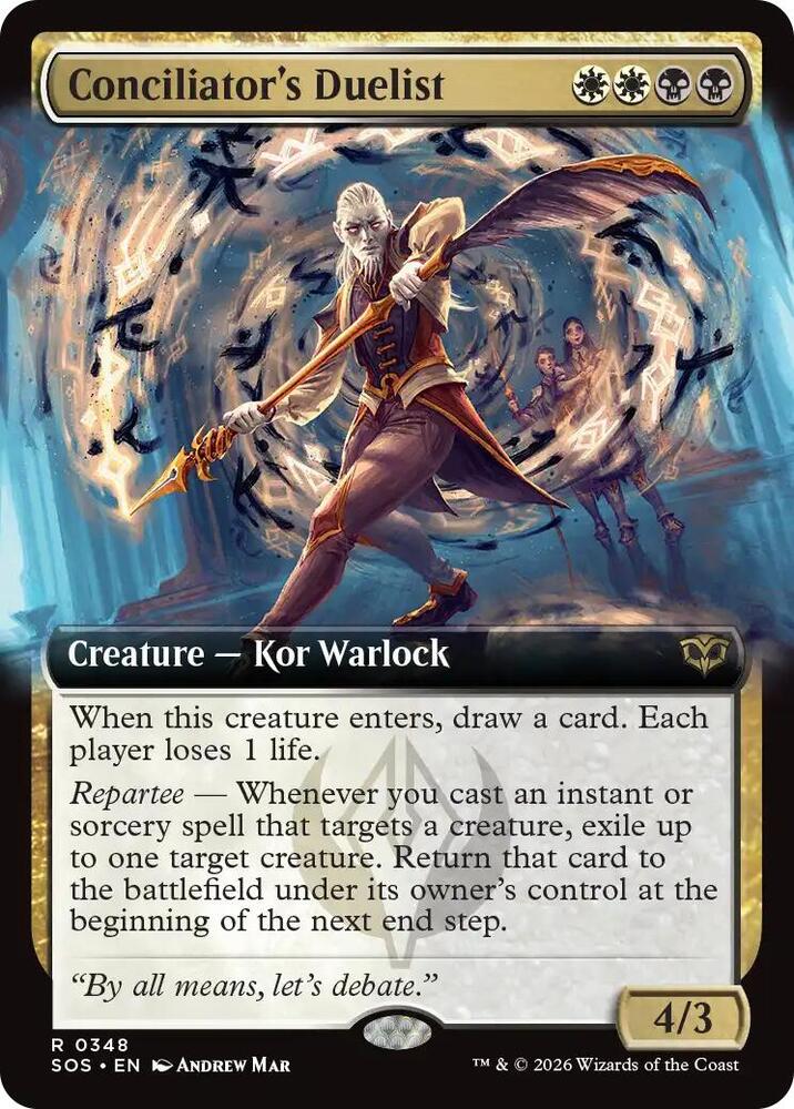 Conciliators Duelist Extended Art 348 (Secrets of Strixhaven) 
