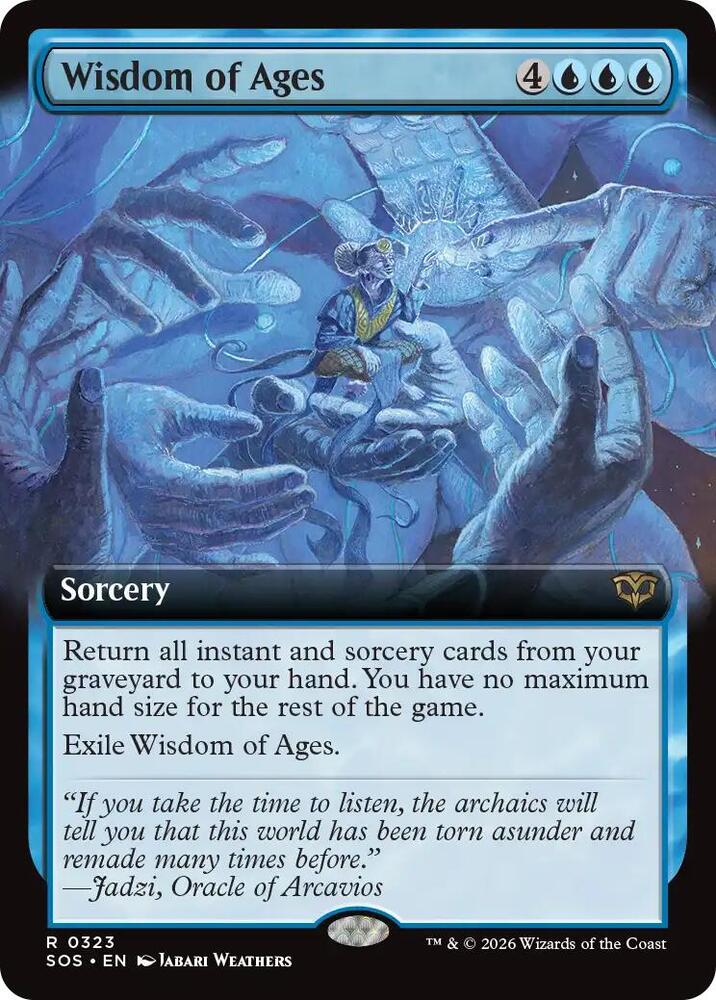 Wisdom of Ages Extended Art 323 (Secrets of Strixhaven) 