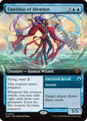 Emeritus of Ideation Extended Art 315 (Secrets of Strixhaven) 