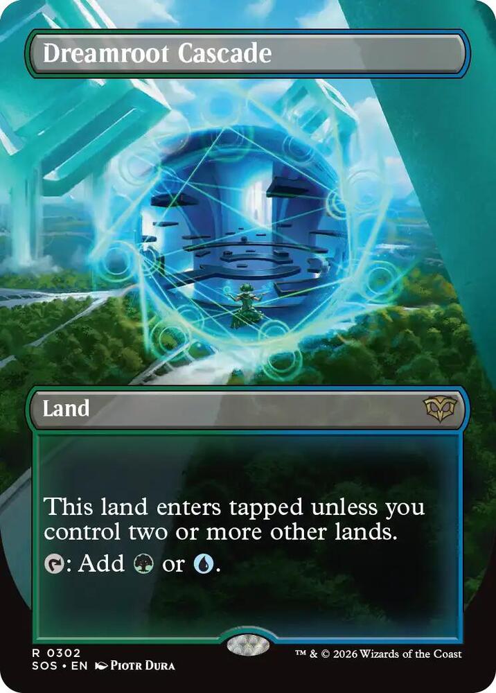 Dreamroot Cascade Borderless 302 (Secrets of Strixhaven) 