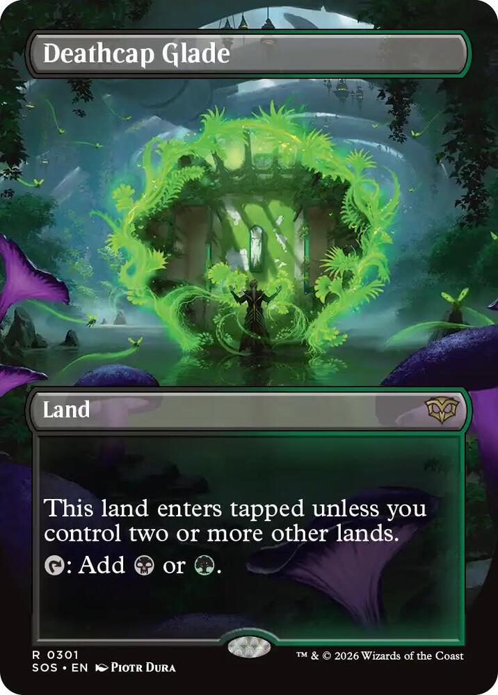 Deathcap Glade Borderless 301 (Secrets of Strixhaven) 