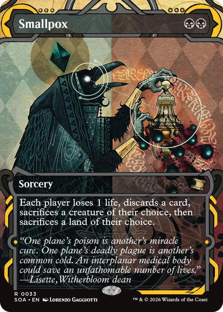 Smallpox 33 (Secrets of Strixhaven: Mystical Archive)  - Foil