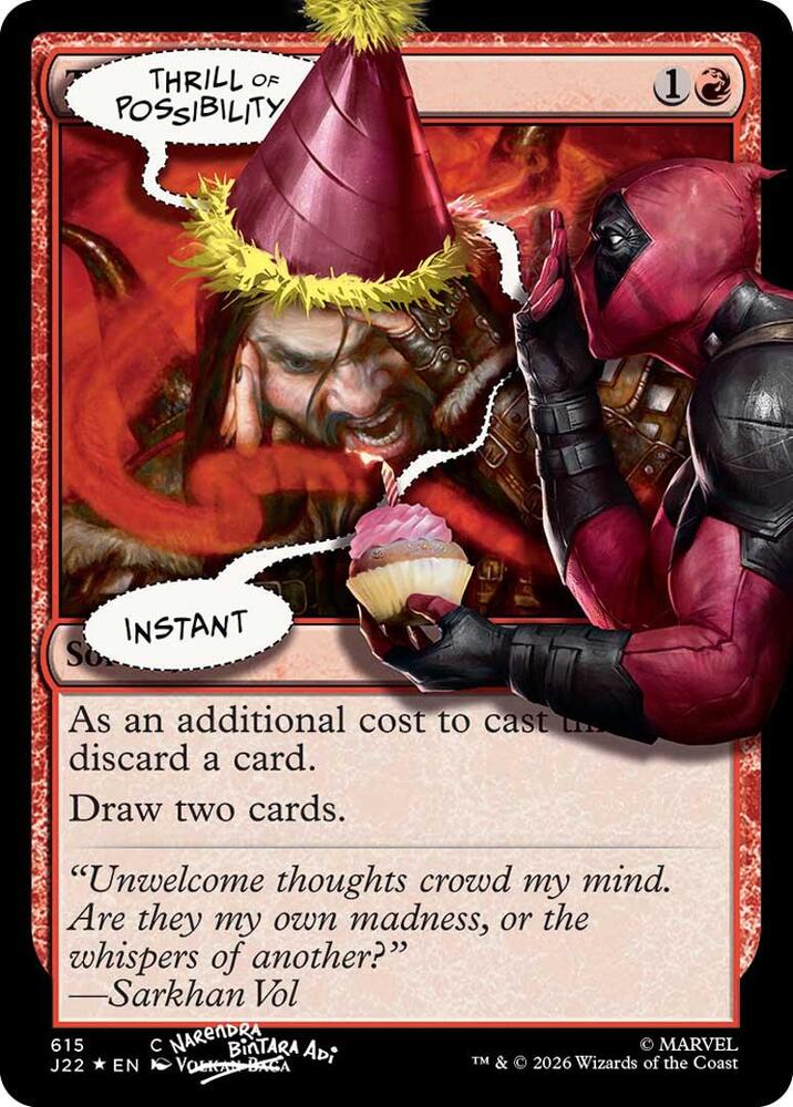 Thrill of Possibility 615 Pool Party Foil 615 (Secret Lair Drop Series)  - Foil