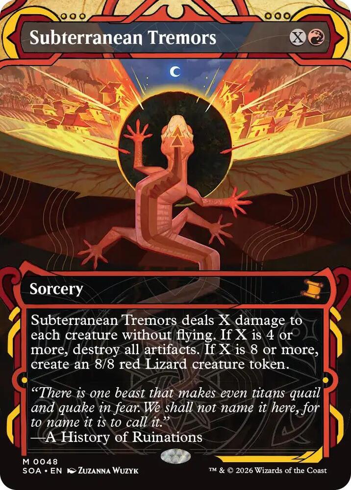 Subterranean Tremors 48 (Secrets of Strixhaven: Mystical Archive)  - Foil