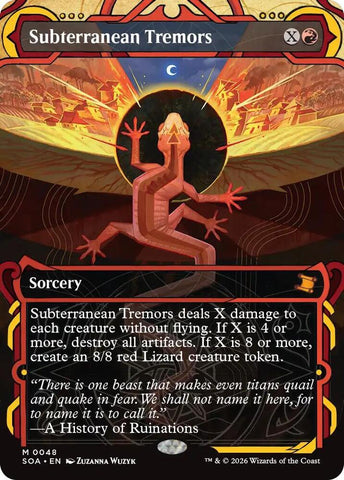 Subterranean Tremors 48 (Secrets of Strixhaven: Mystical Archive)  - Foil