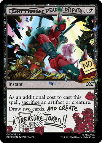 Deadly Dispute 080 Pool Party Foil 80 (Secret Lair Drop Series)  - Foil