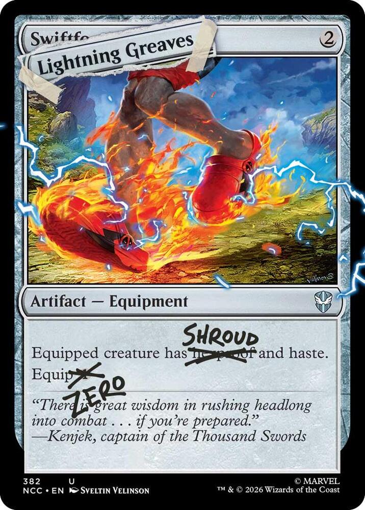 Lightning Greaves 382 382 (Secret Lair Drop Series)  - Foil