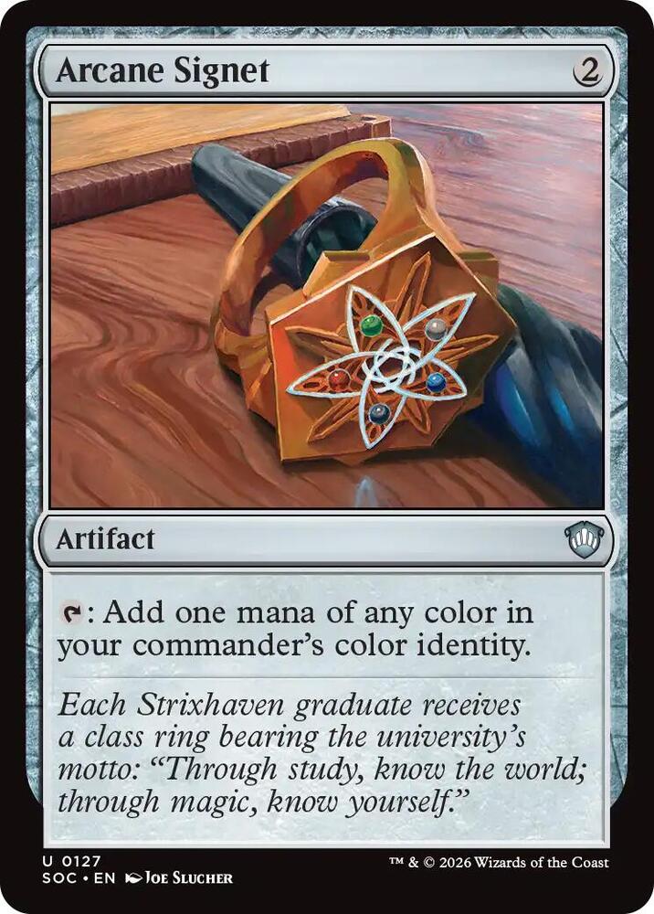 Arcane Signet 127 (Commander: Secrets of Strixhaven) 