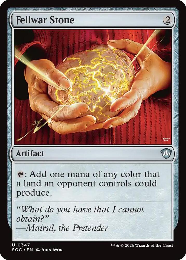 Fellwar Stone 347 (Commander: Secrets of Strixhaven) 