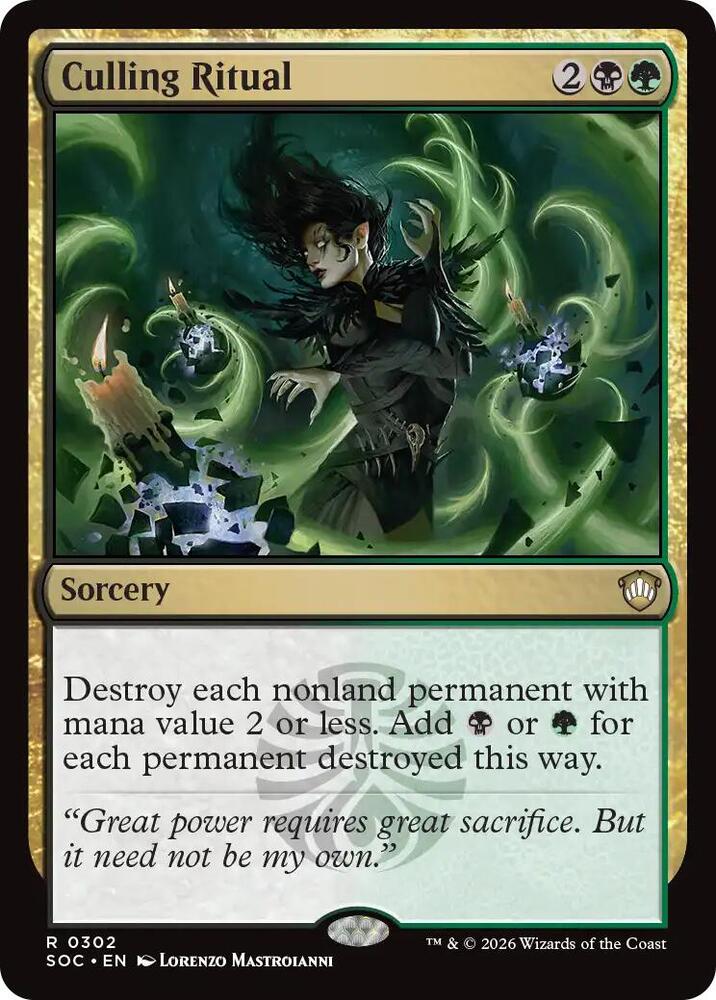 Culling Ritual 302 (Commander: Secrets of Strixhaven) 