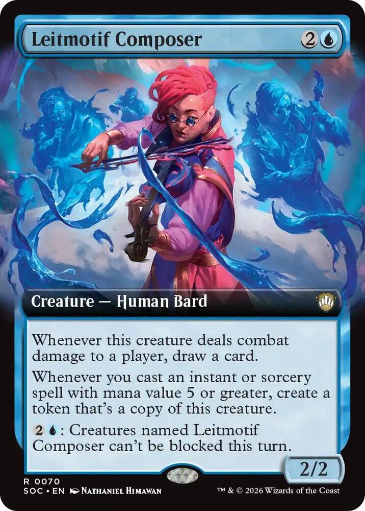 Leitmotif Composer Extended Art 70 (Commander: Secrets of Strixhaven) 