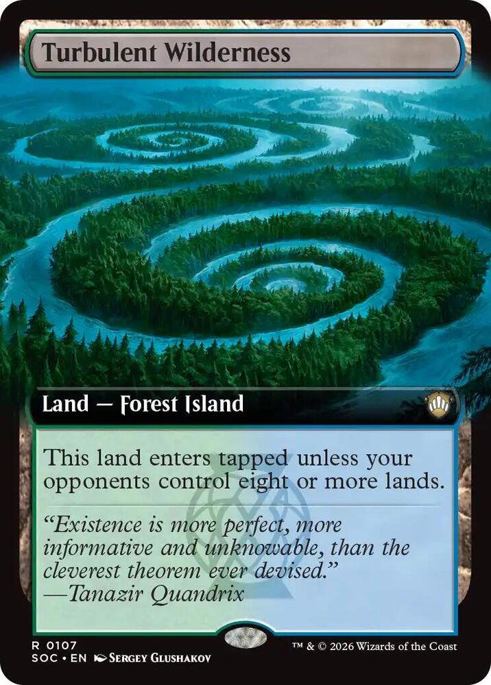 Turbulent Wilderness Extended Art 107 (Commander: Secrets of Strixhaven) 
