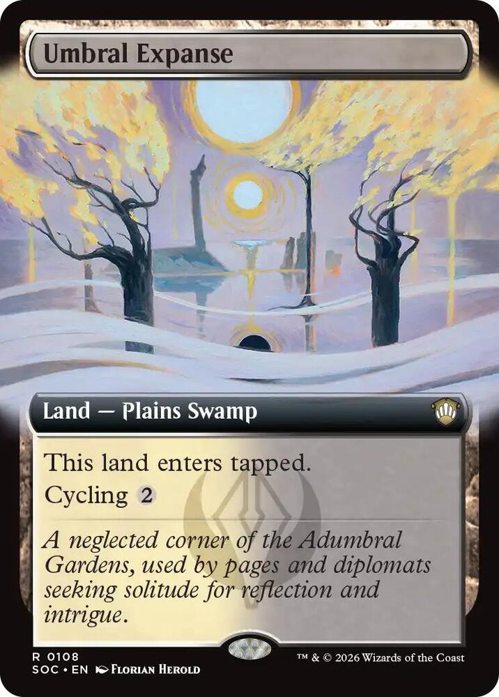 Umbral Expanse Extended Art 108 (Commander: Secrets of Strixhaven) 