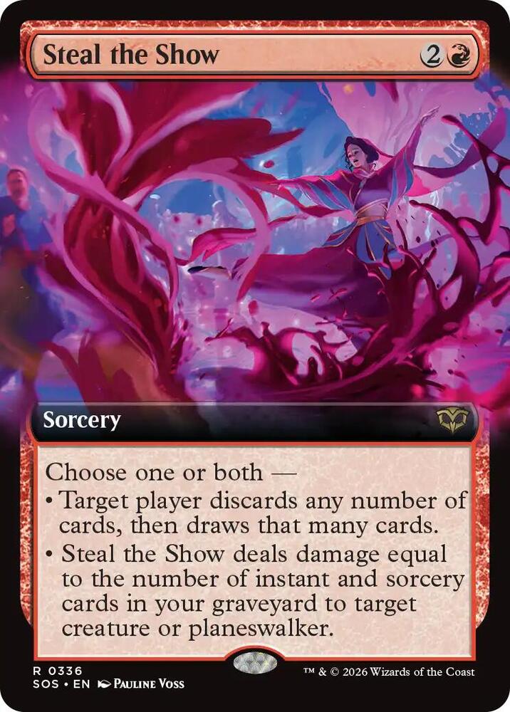 Steal the Show Extended Art 336 (Secrets of Strixhaven) 