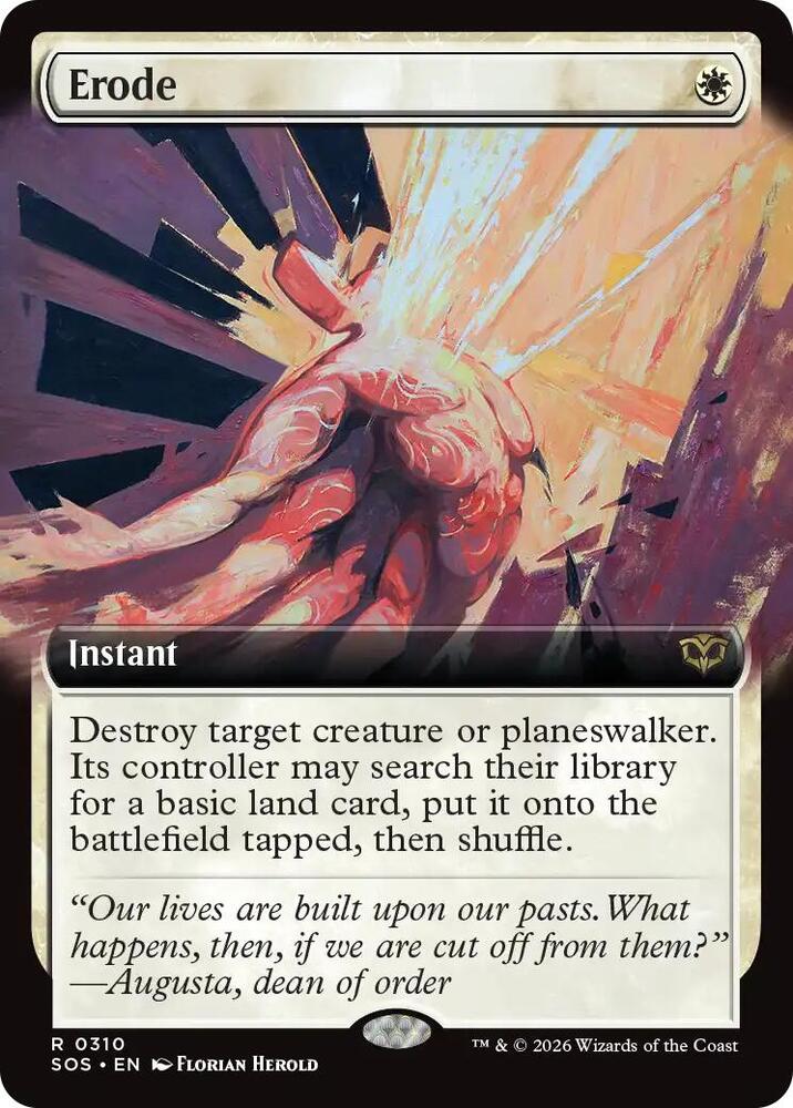 Erode Extended Art 310 (Secrets of Strixhaven)  - Foil