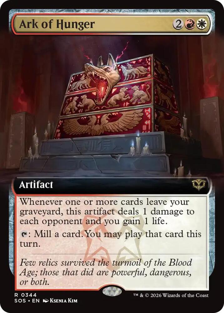 Ark of Hunger Extended Art 344 (Secrets of Strixhaven) 