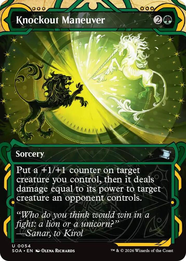 Knockout Maneuver 54 (Secrets of Strixhaven: Mystical Archive)  - Foil