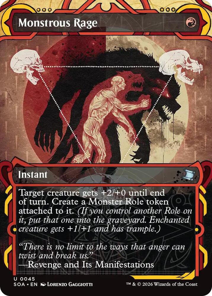 Monstrous Rage 45 (Secrets of Strixhaven: Mystical Archive) 