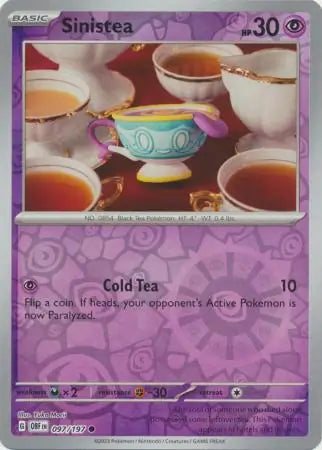 Sinistea 097/197 (SV03: Obsidian Flames)  - Reverse Holofoil
