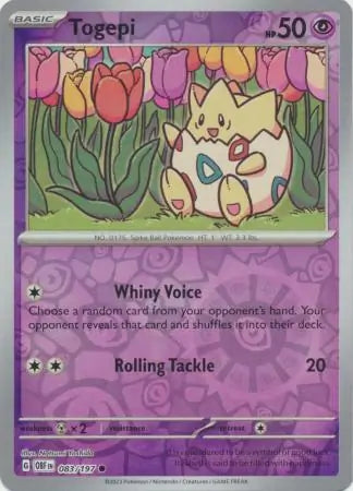 Togepi 083/197 (SV03: Obsidian Flames)  - Reverse Holofoil