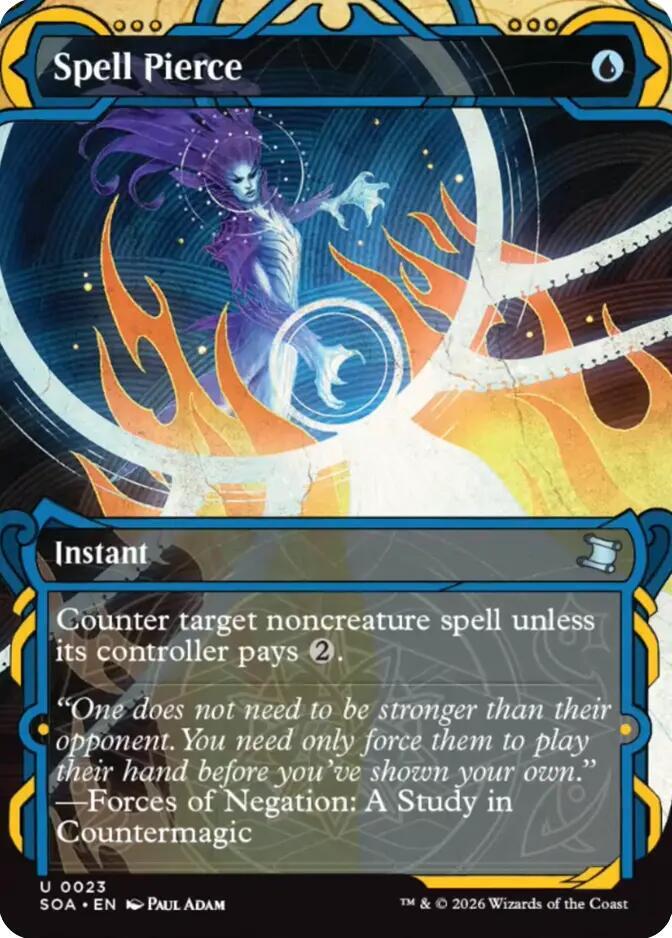 Spell Pierce 23 (Secrets of Strixhaven: Mystical Archive)  - Foil