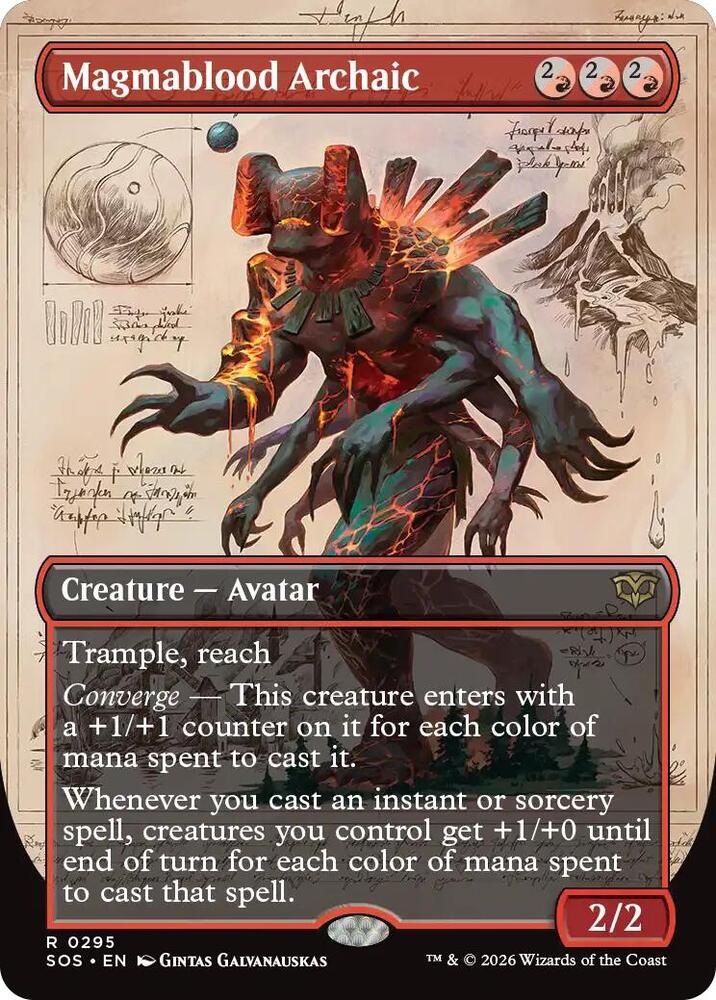 Magmablood Archaic Borderless 295 (Secrets of Strixhaven) 