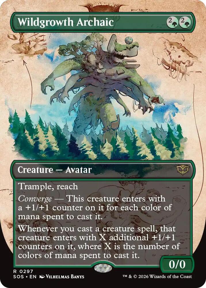 Wildgrowth Archaic Borderless 297 (Secrets of Strixhaven) 