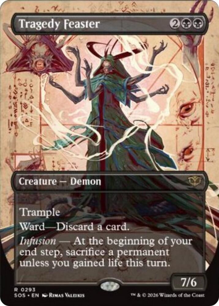 Tragedy Feaster Borderless 293 (Secrets of Strixhaven)  - Foil