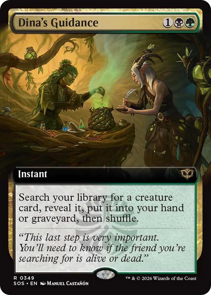 Dinas Guidance Extended Art 349 (Secrets of Strixhaven)  - Foil