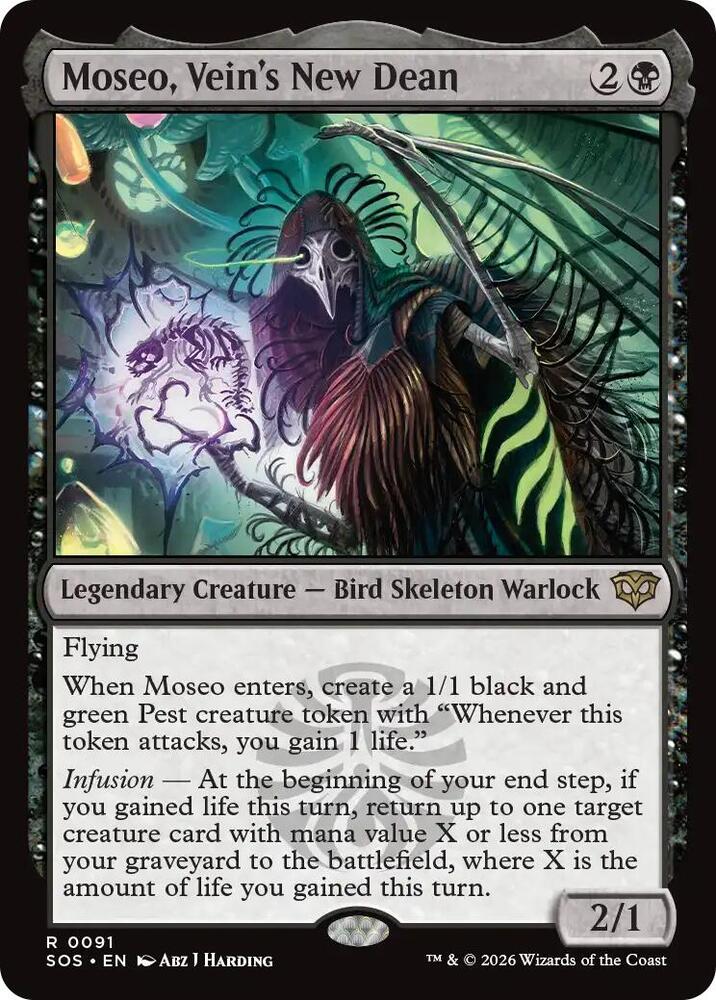Moseo Veins New Dean 91 (Secrets of Strixhaven) 