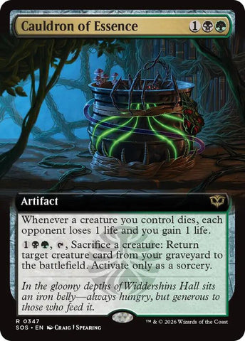 Cauldron of Essence 347 (Secrets of Strixhaven)  - Extended Art Foil