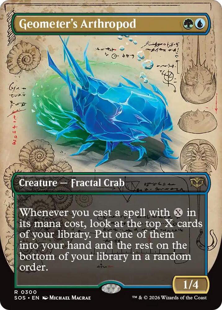 Geometers Arthropod Borderless 300 (Secrets of Strixhaven)  - Foil