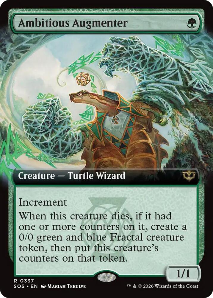 Ambitious Augmenter Extended Art 337 (Secrets of Strixhaven)  - Foil