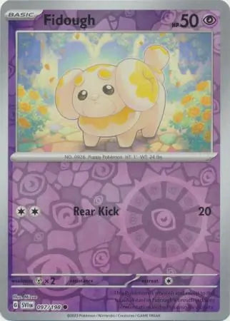Fidough 097/198 (SV01: Scarlet & Violet Base Set)  - Reverse Holofoil